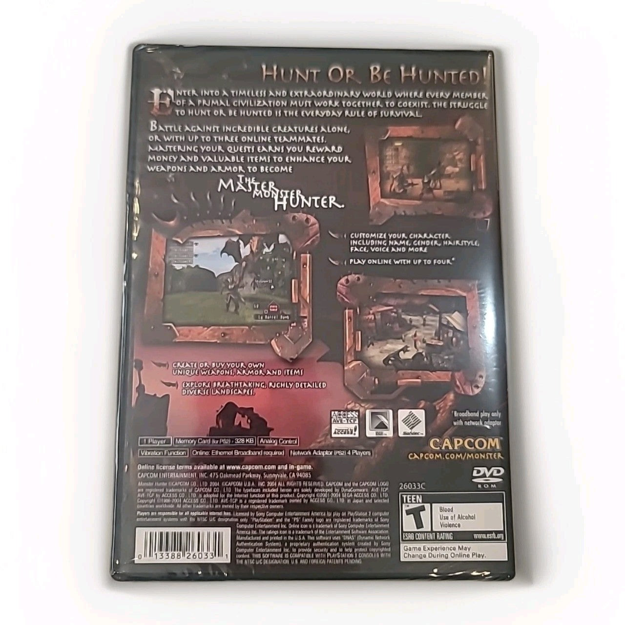 Monster Hunter Playstation 2 PS2 Brand New Sealed 