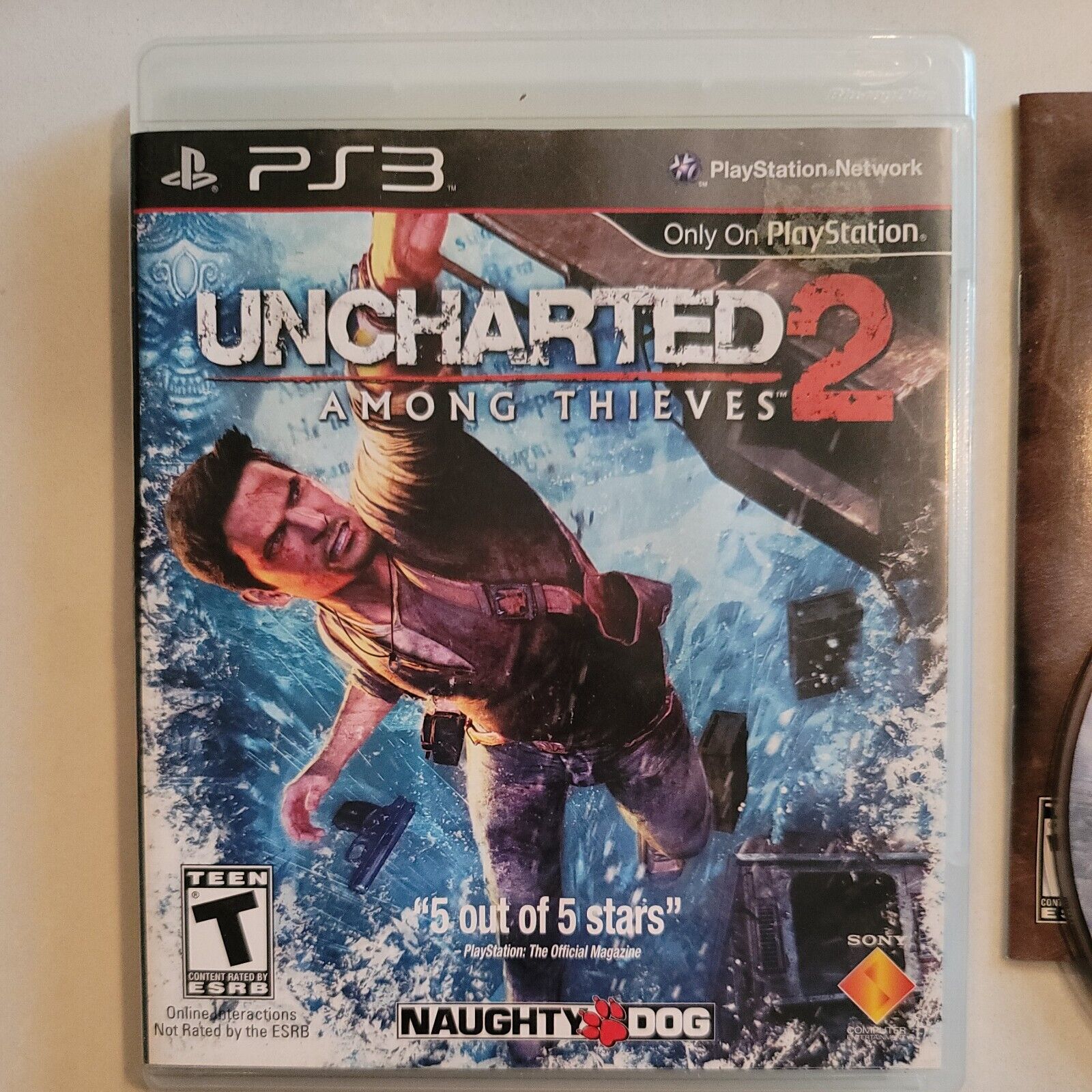 Uncharted 2: Among Thieves (Sony Playstation 3, 2009) COMPLETE CIB SB10