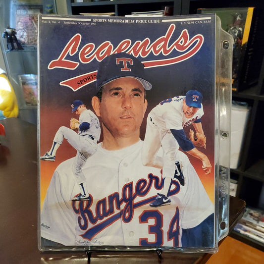 September/October 1991 Legends Sports Memorabillia