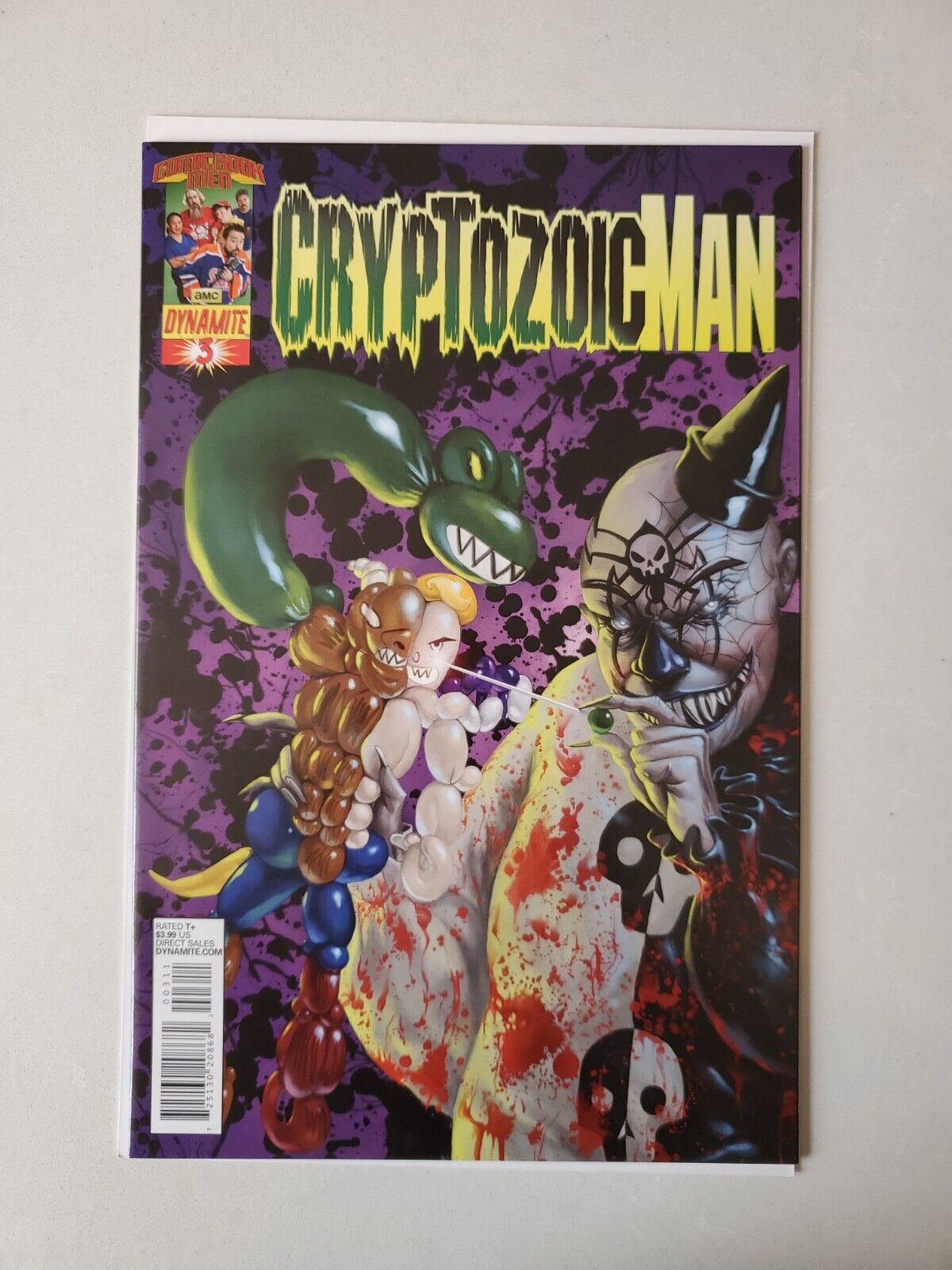 CRYPTOZOIC MAN #3 (COMIC BOOK MEN) - DYNAMITE - JANUARY 2014 NM