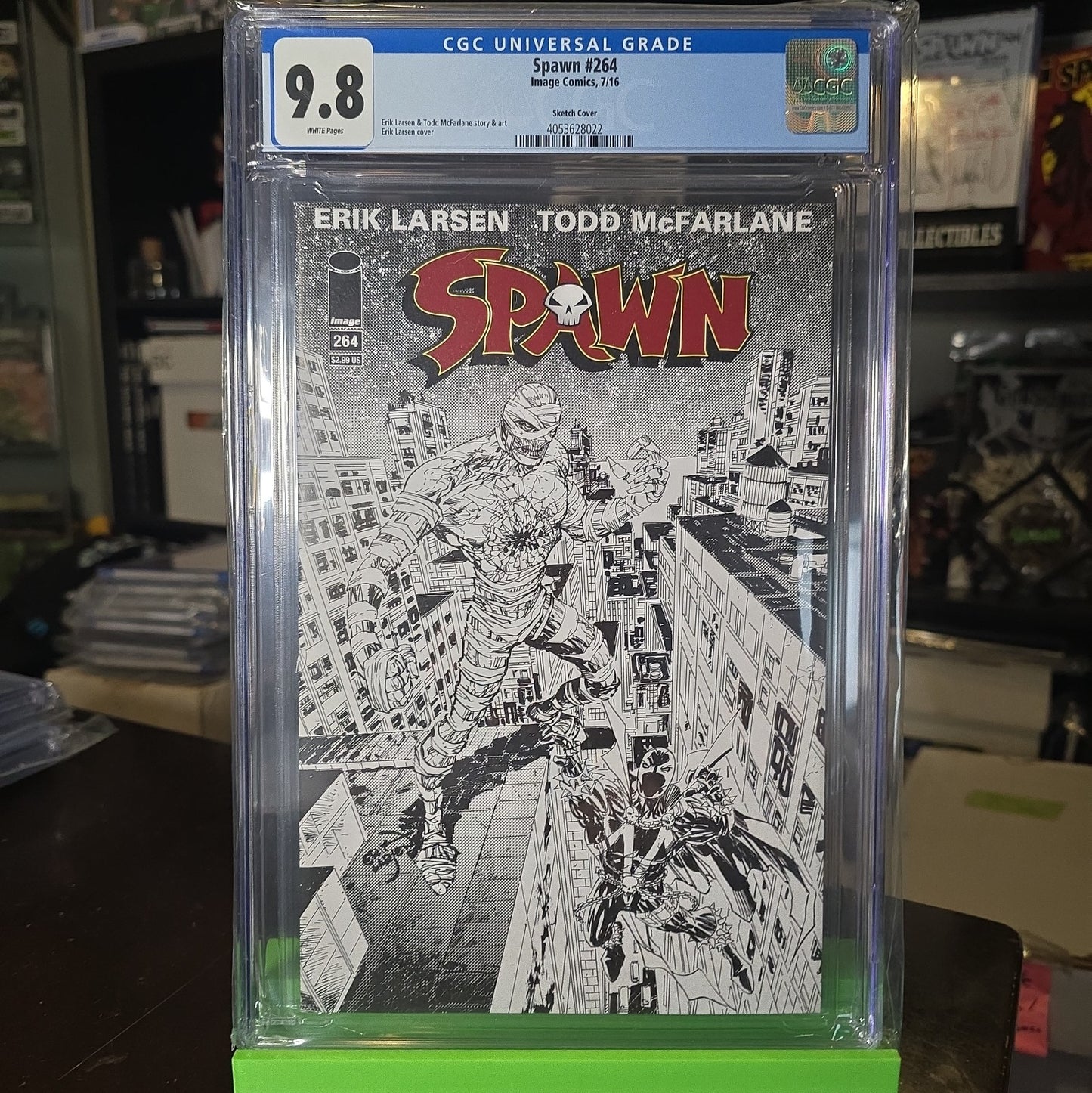 Spawn #264 CGC 9.8 - Sketch Cover