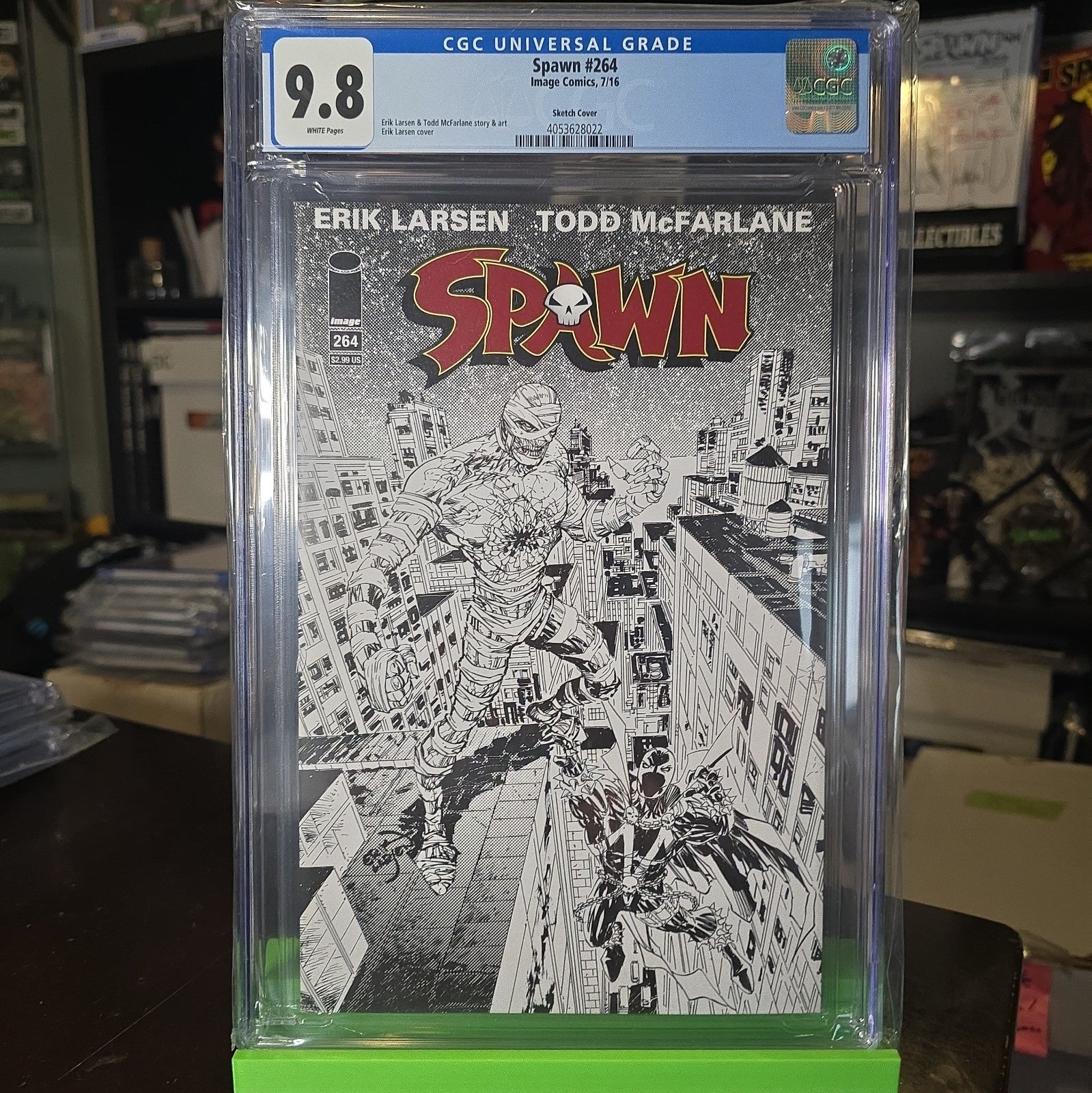 Spawn #264 CGC 9.8 - Sketch Cover