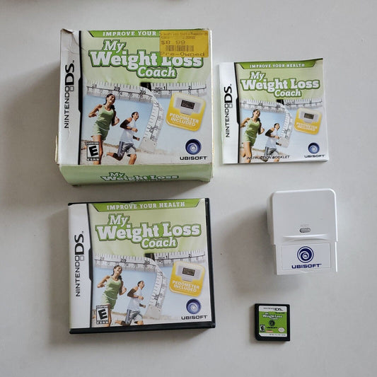 MY WEIGHT LOSS COACH NINTENDO DS 3DS LITE 2DS STEP COUNTER 100% COMPLETE