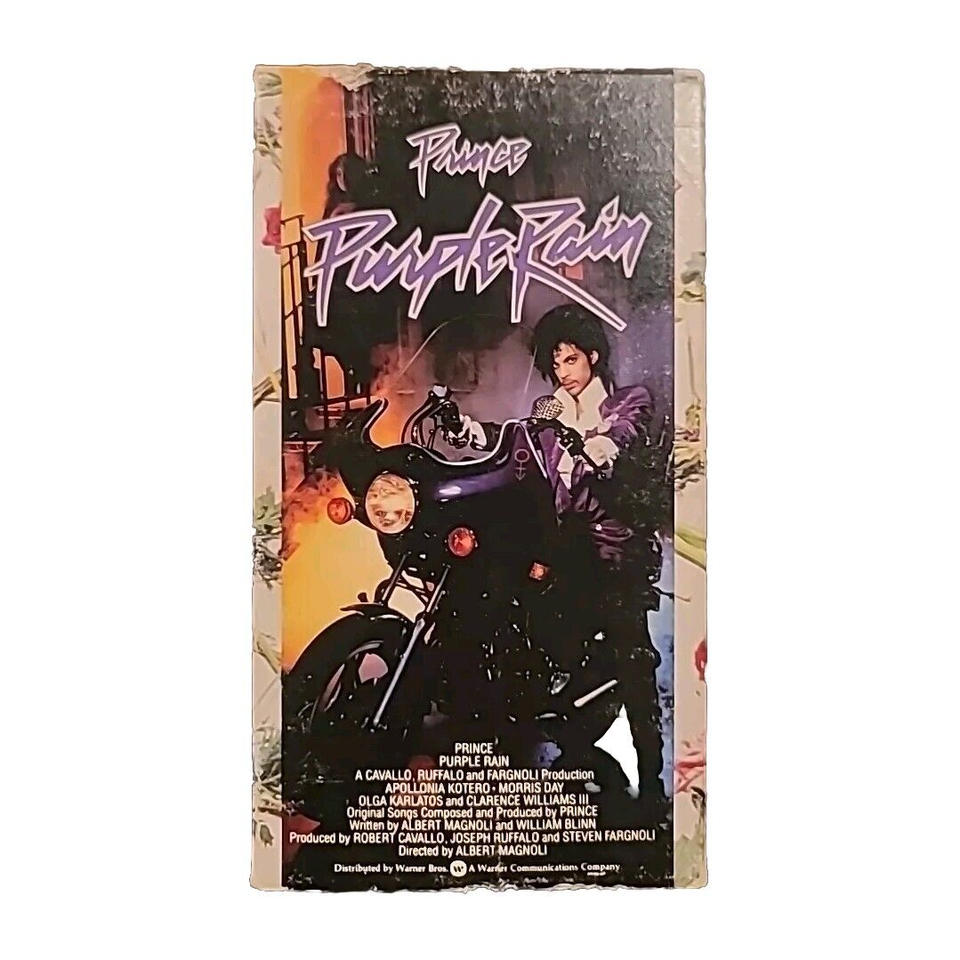 Purple Rain (VHS, 1984) Prince Musical Drama Rare