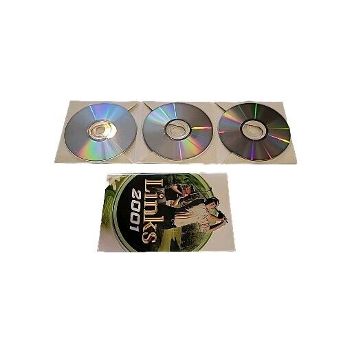 Links Golf Simulation 2001 Microsoft PC Game 3 CD’s