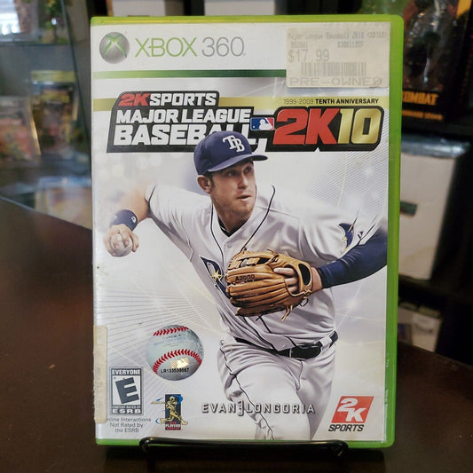 Major League Baseball 2K10 2010 Microsoft Xbox 360 Complete With Manual B1