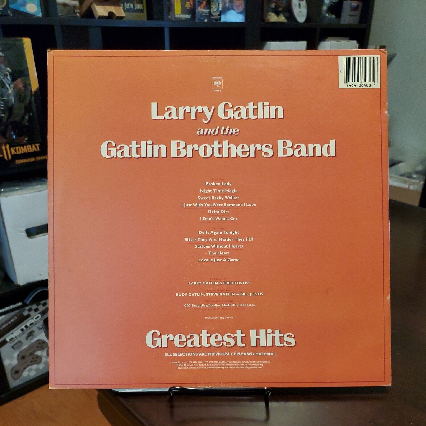 Larry and the Gatlin Brothers Band Greatest Hits 1980 12" LP Vinyl Album VG+/VG+