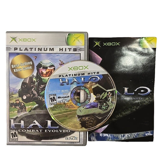 Halo: Combat Evolved (Original Xbox, 2001) Complete w/ Manual CIB 