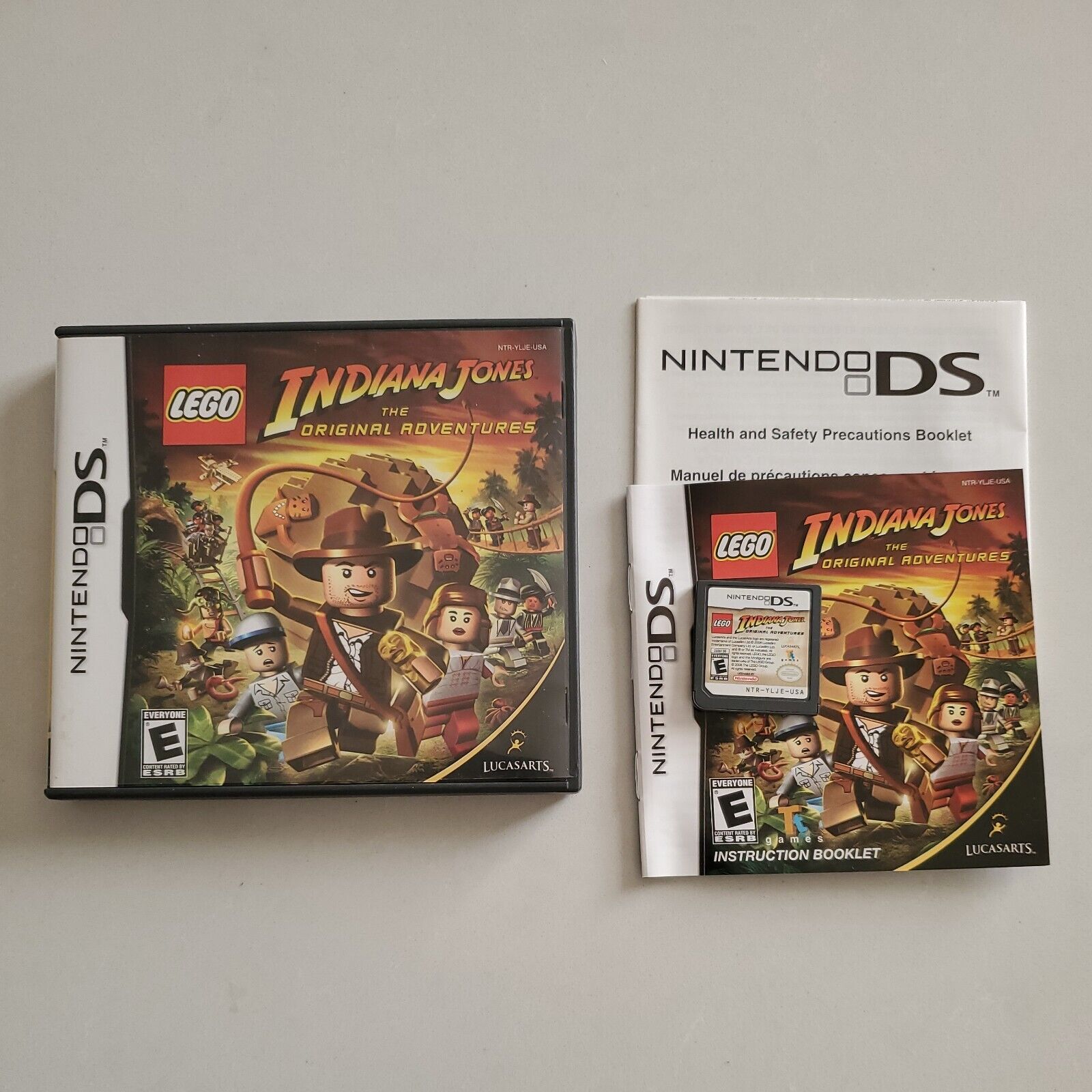 Lego Indiana Jones NINTENDO DS the Original Adventures CIB Complete