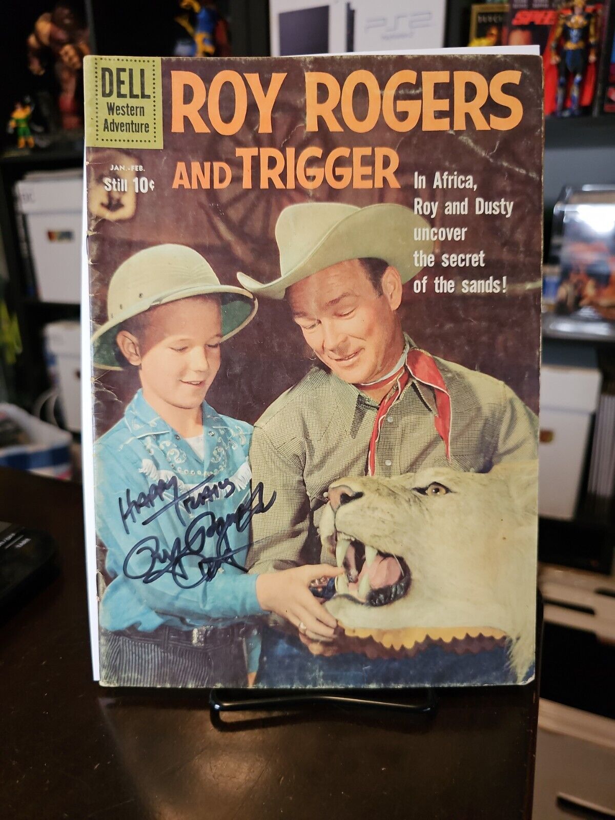 Roy Rogers Comics #135 SIGNED BY ROY DUSTY ROGERS! Vg-