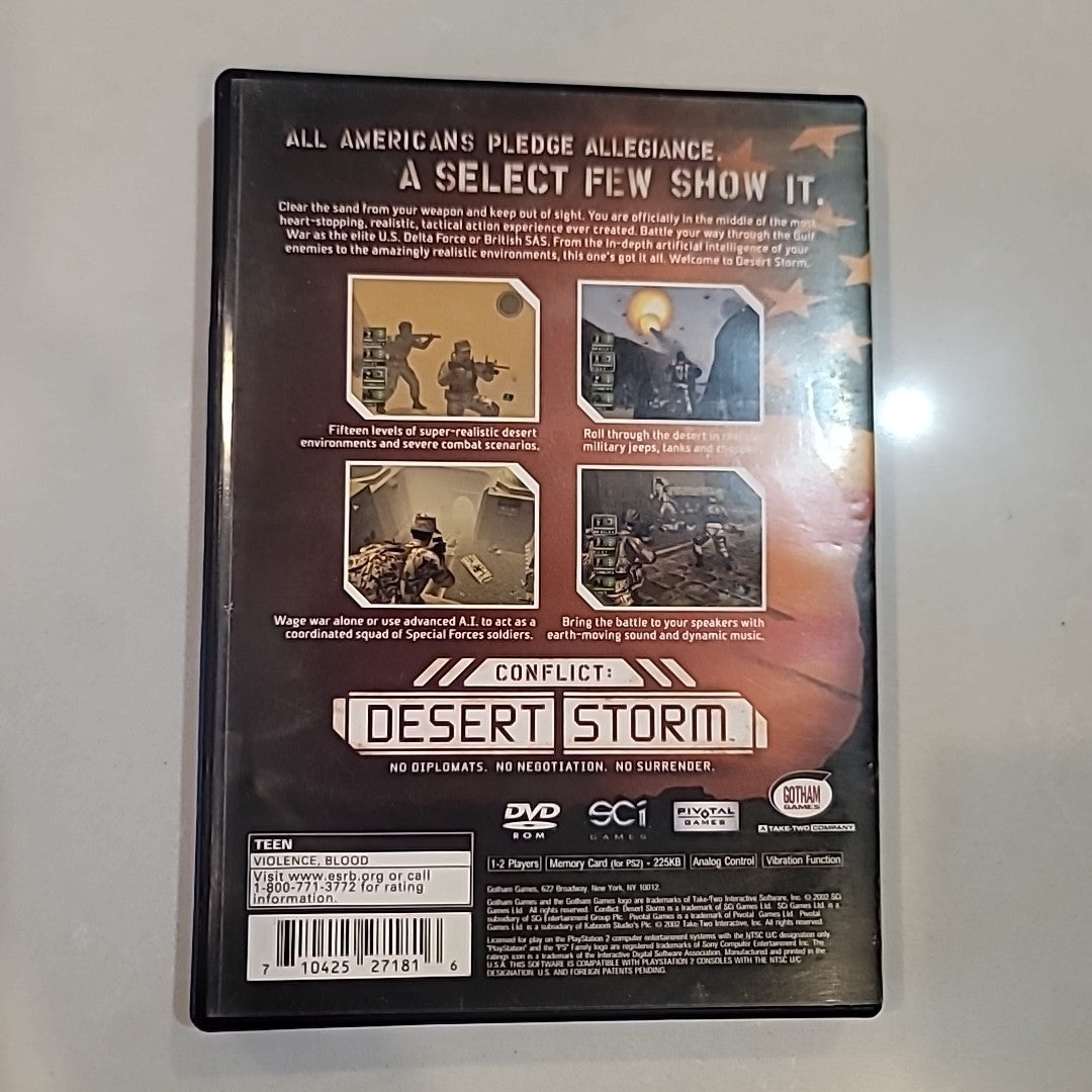 Conflict Desert Storm (PlayStation 2 PS2) CIB