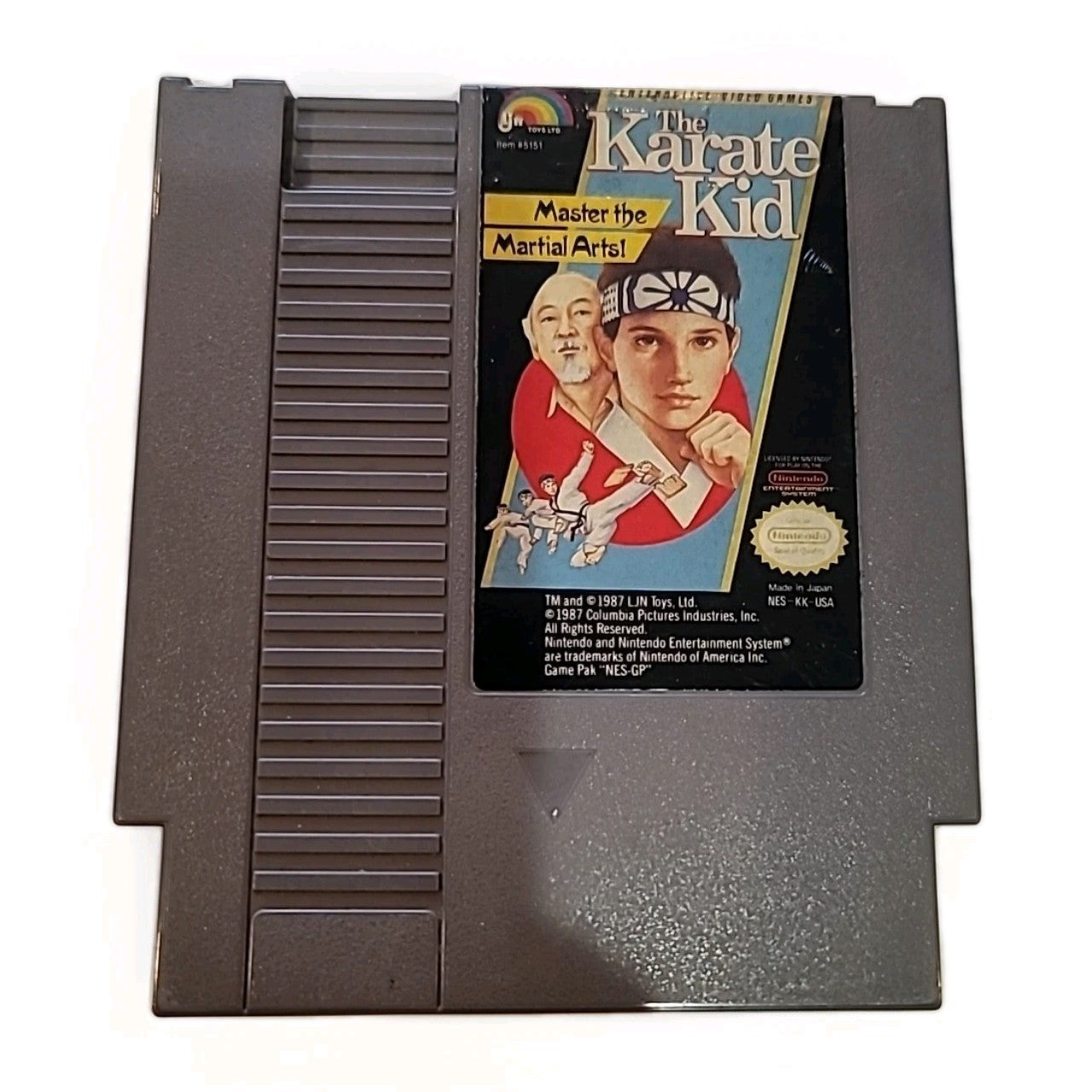 Karate Kid Nintendo Entertainment System NES 1987 Game cartridge tested works