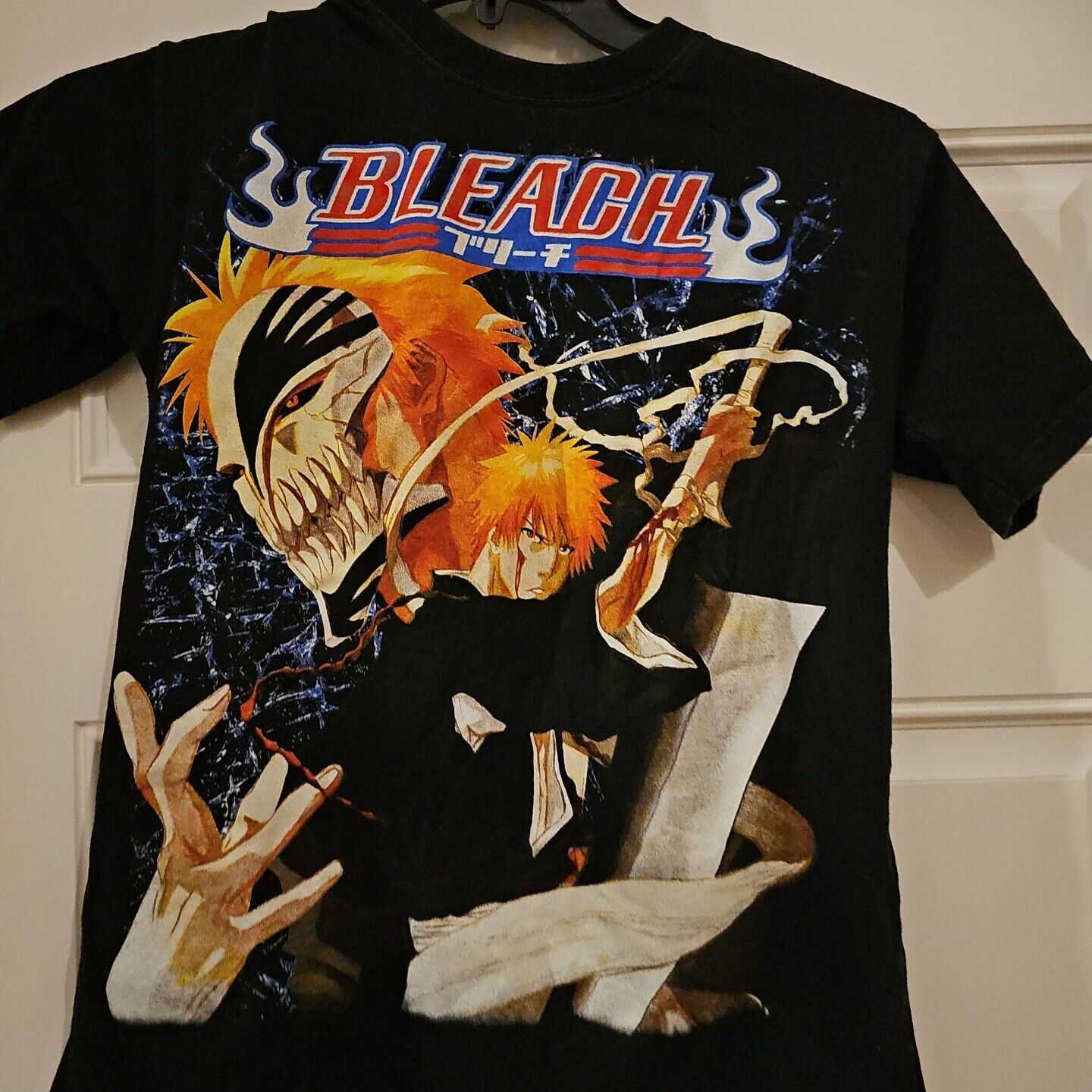 Bleach 2 Sided T-Shirt Mens S Black HARD HEAD RARE Anime