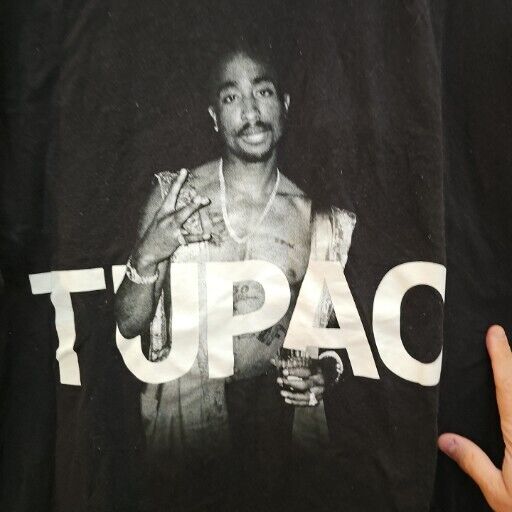 Tupac Shakur T Shirt 2Pac by Bravado size XXL Preowned