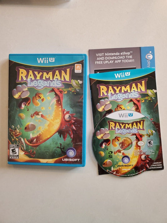 Rayman Legends (Nintendo Wii U, 2013) WiiU - CIB Complete w/ Manual - Tested 