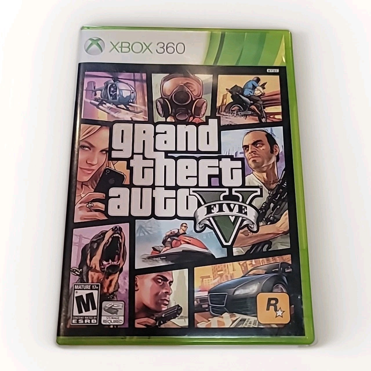 Grand Theft Auto 5 V (Xbox 360, 2013) Clean Tested Working w/ Map