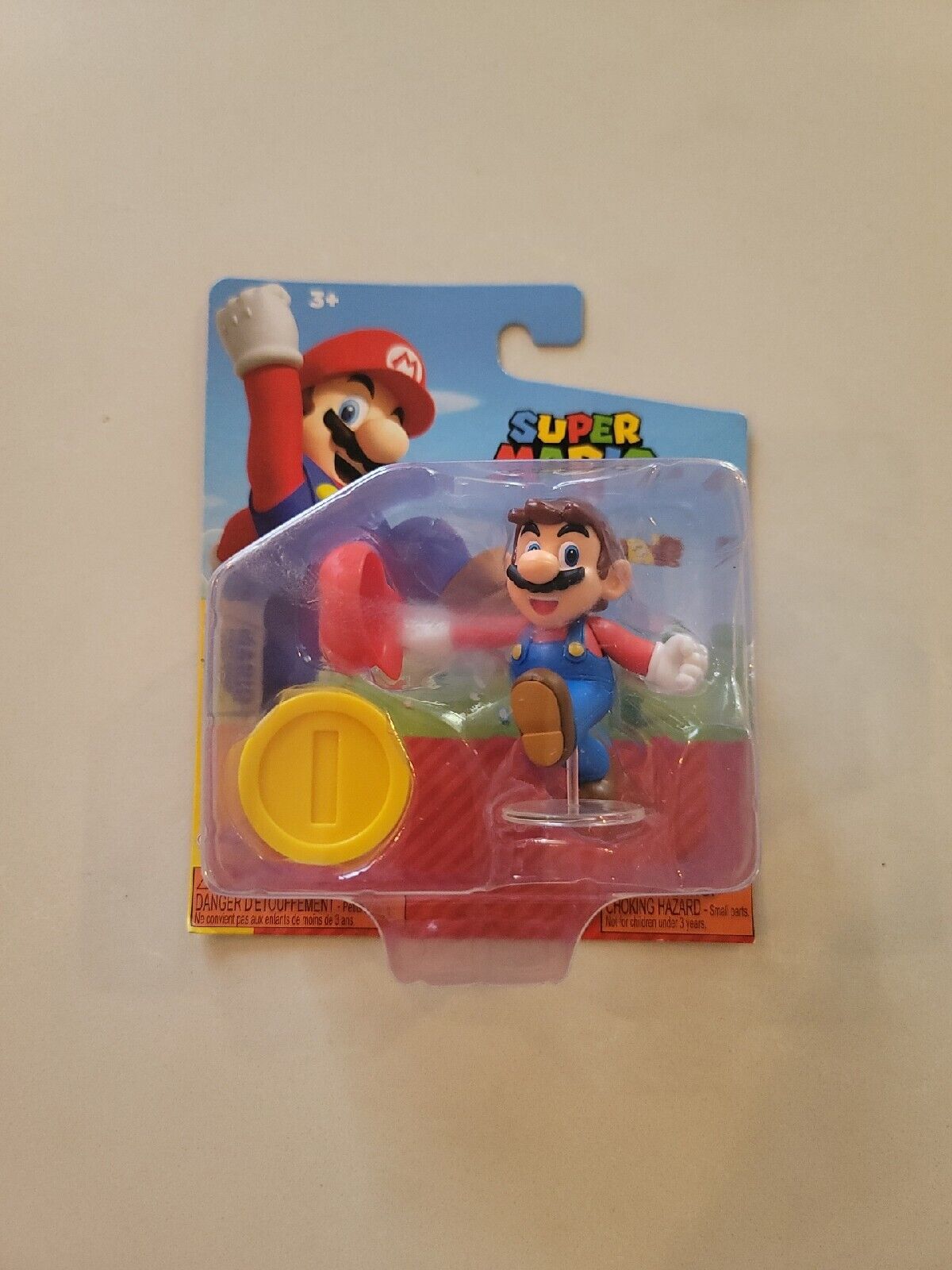 SUPER MARIO WITH COIN NINTENDO JAKKS ACTION FIGURE - SEALED🪙🪙 