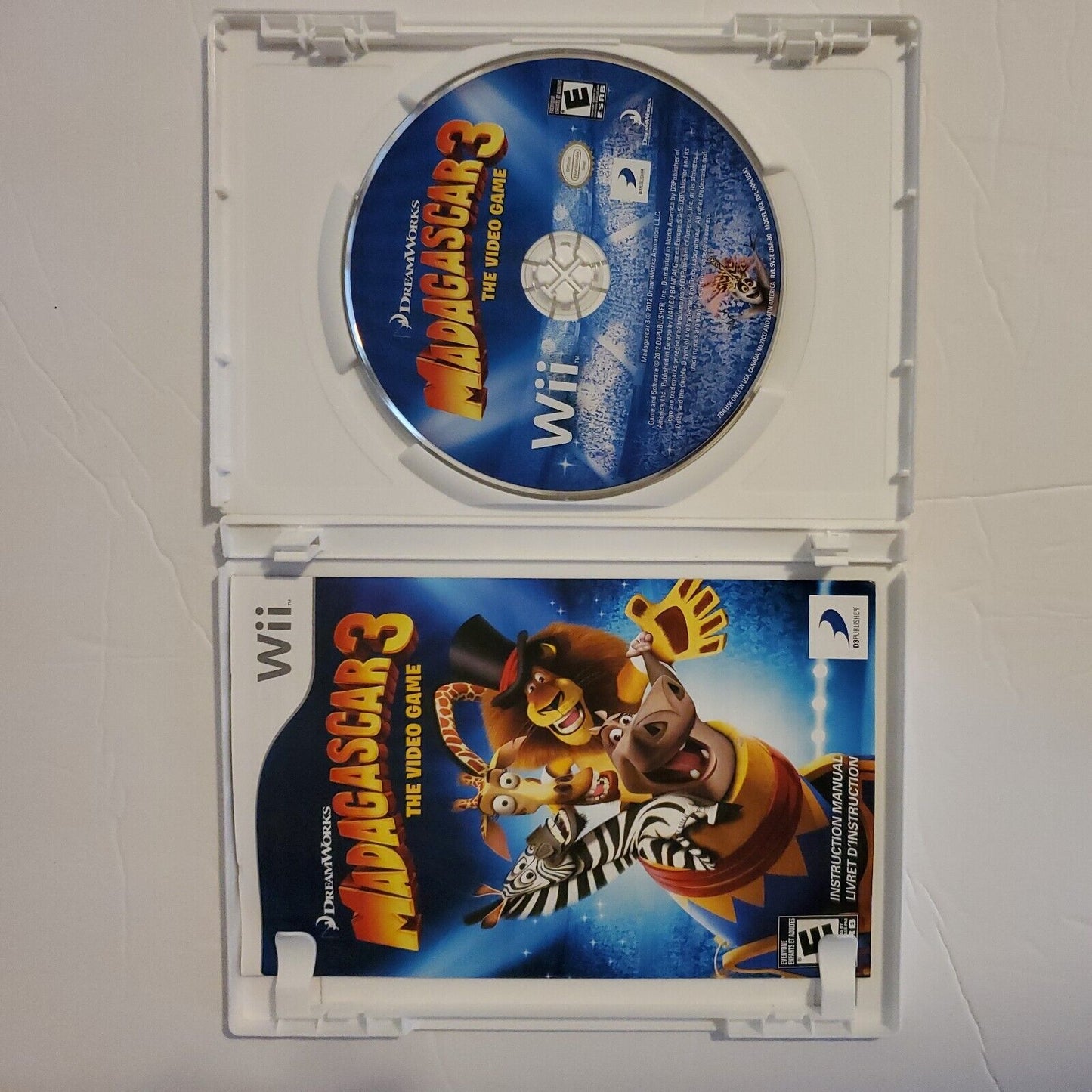 Madagascar 3 The videogame Nintendo Wii CIB