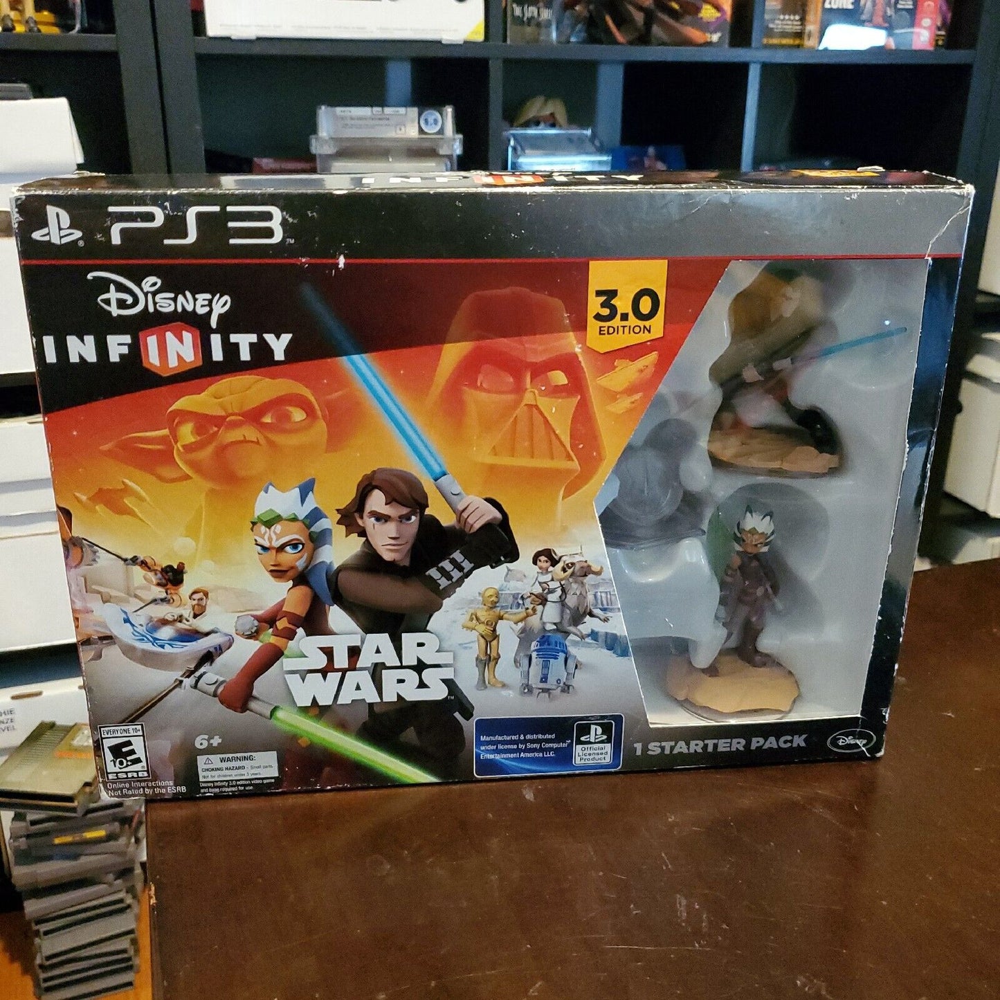 PS3 Disney Infinity 3.0 Edition Star Wars Starter Pack With Game & Figure New