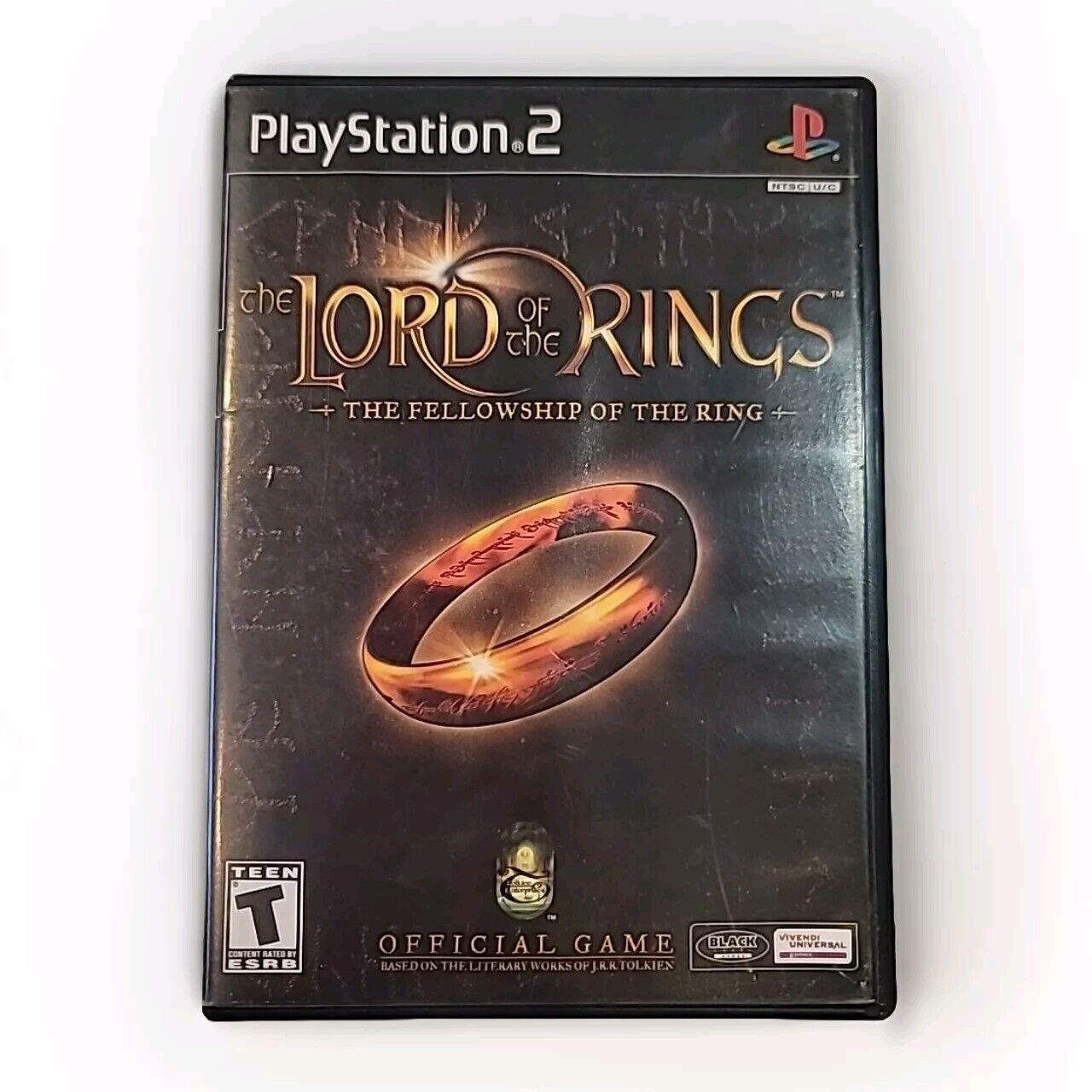 Lord of the Rings: Fellowship of the Ring (PlayStation 2, 2002) No Manual 