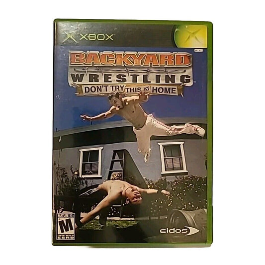 Backyard Wrestling: Don't Try This at Home (Microsoft Xbox, 2003) Complete CIB!!