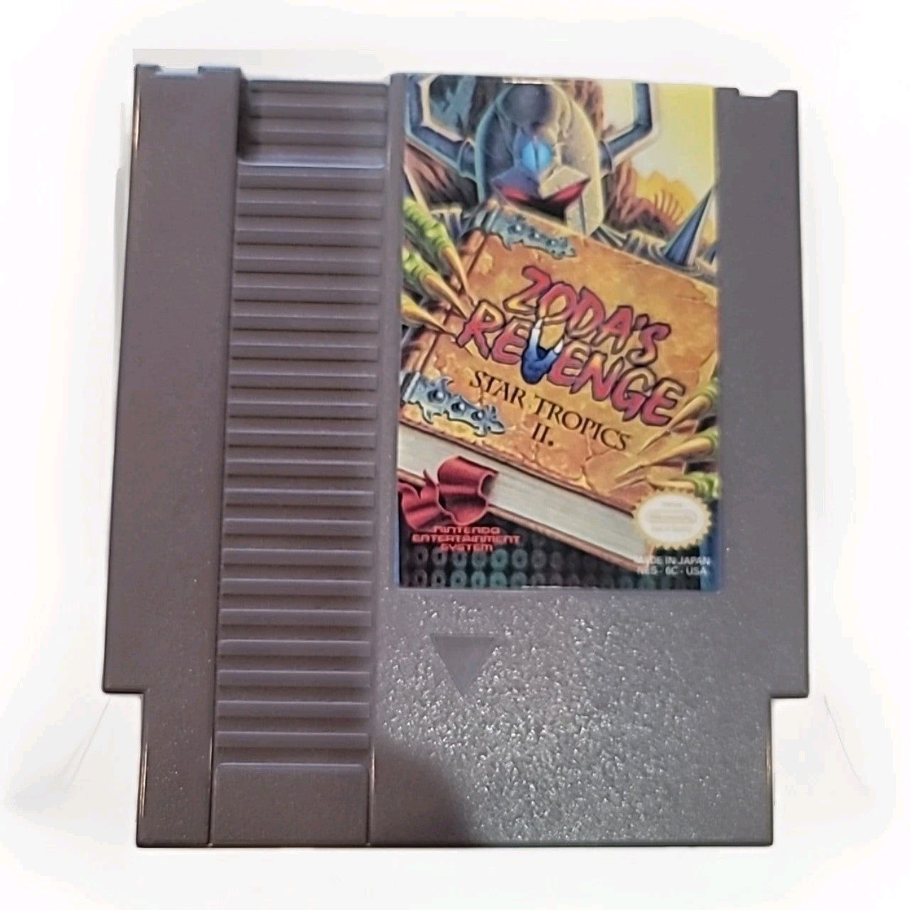 Nintendo Entertaiment System NES Star Tropics 2 Zoda's Revenge Cartridge Tested