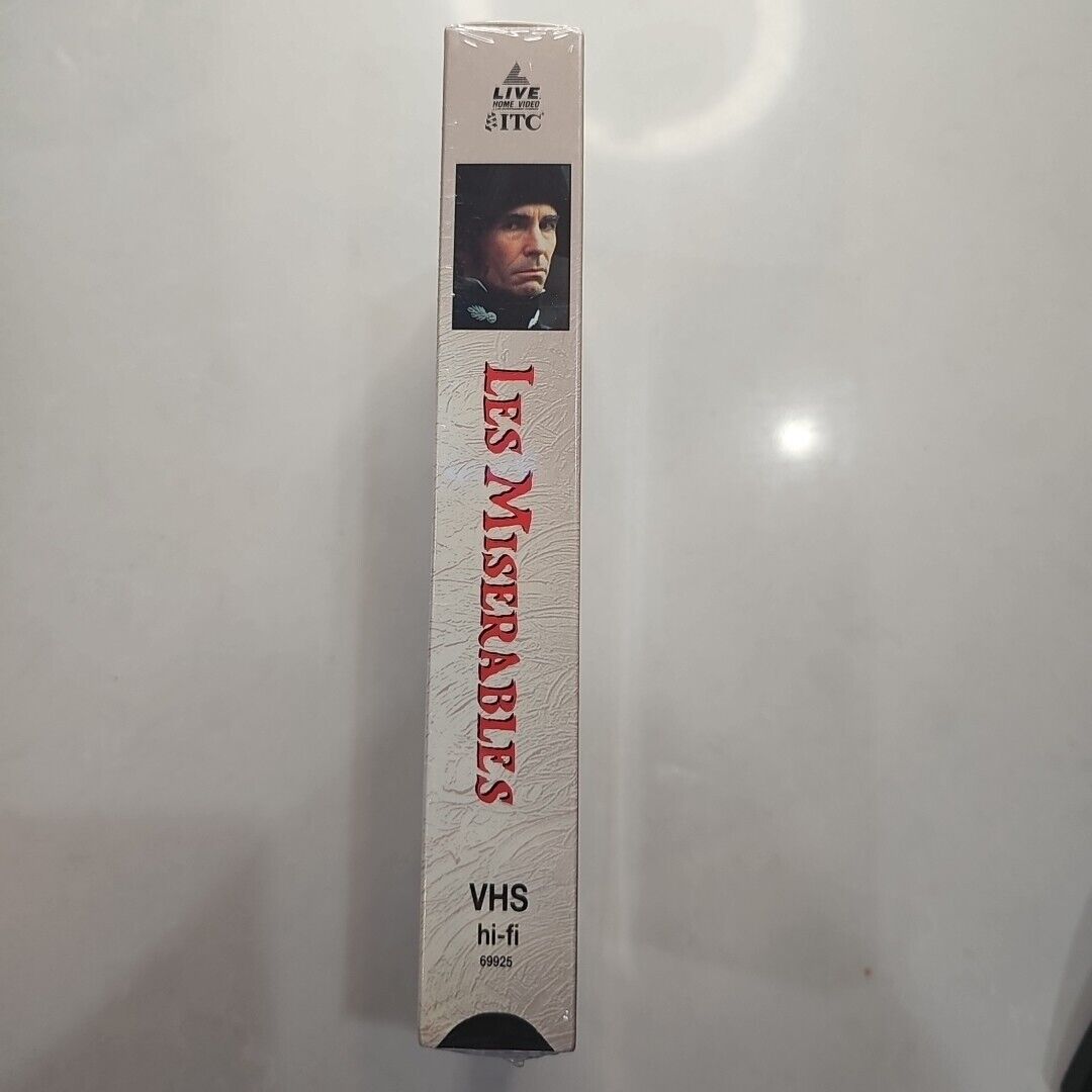 Les Miserables VHS Tape 1993 Anthony Perkins Richard Jordan TV Prod New SEALED