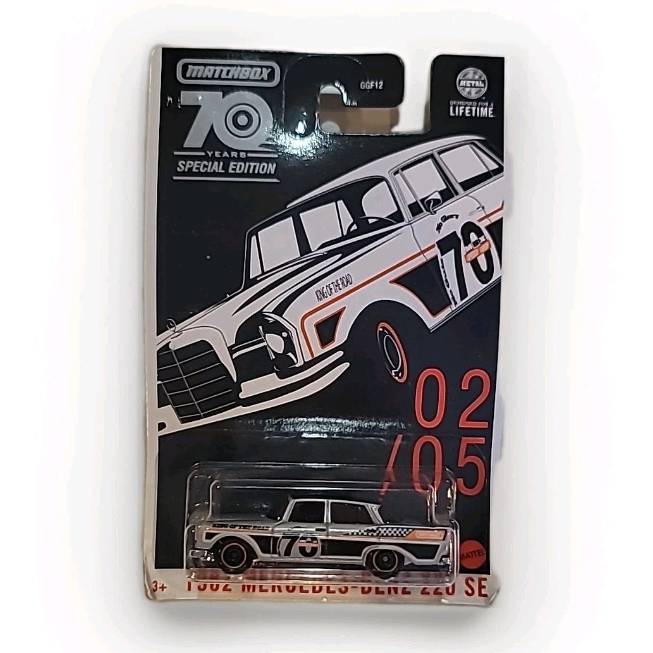 Matchbox 1962 Mercedes Benz 220 SE - 70 Years Special Edition