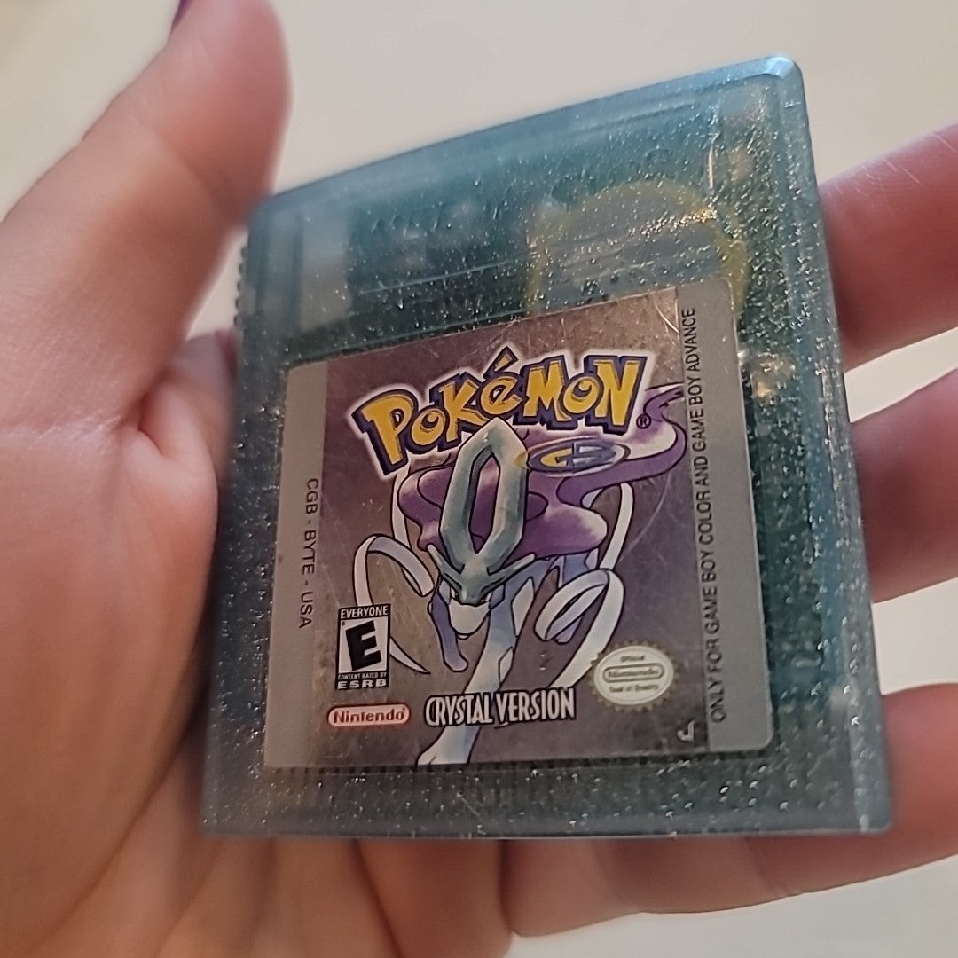Pokemon Crystal Version (Nintendo GameBoy, 2001) Cartridge Only - Authentic Case