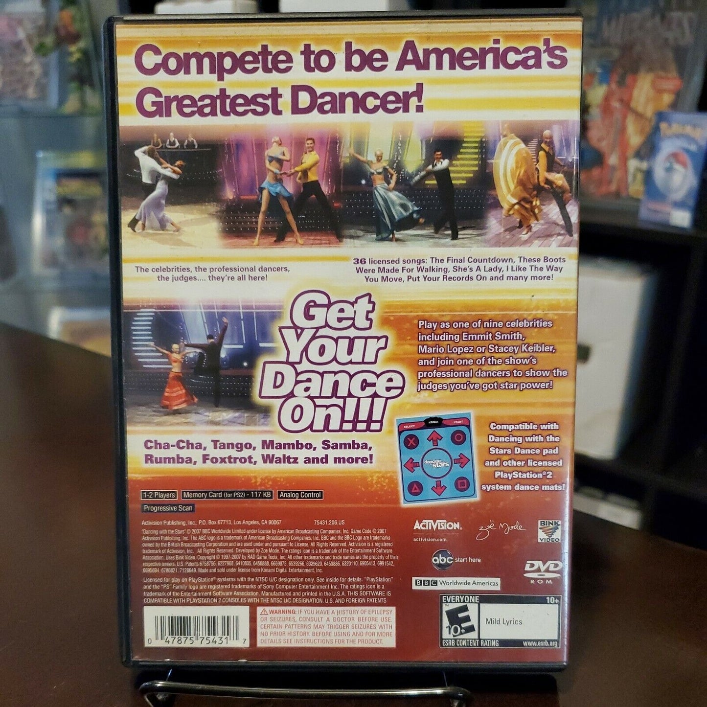 Dancing With the Stars for Playstation 2 PS2 Complete 