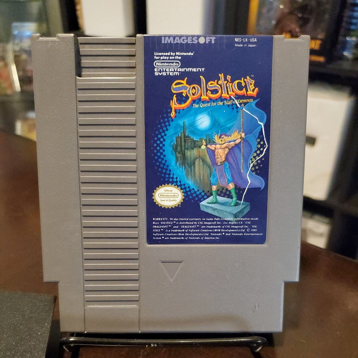 SOLSTICE: THE QUEST FOR THE STAFF OF DEMNOS (Nintendo Entertainment System 1990)