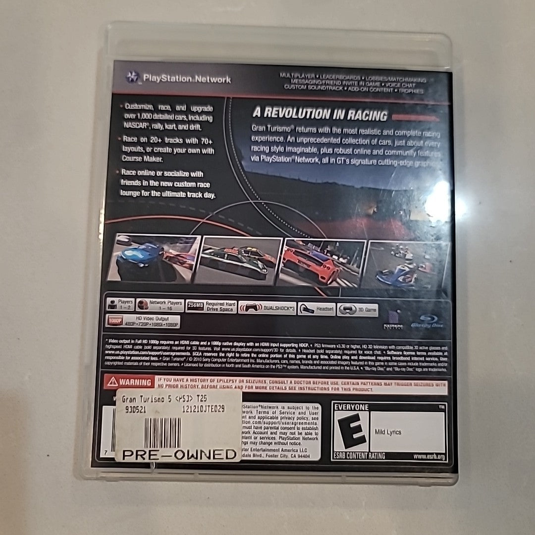 Gran Turismo 5 (Sony PlayStation 3, 2010)