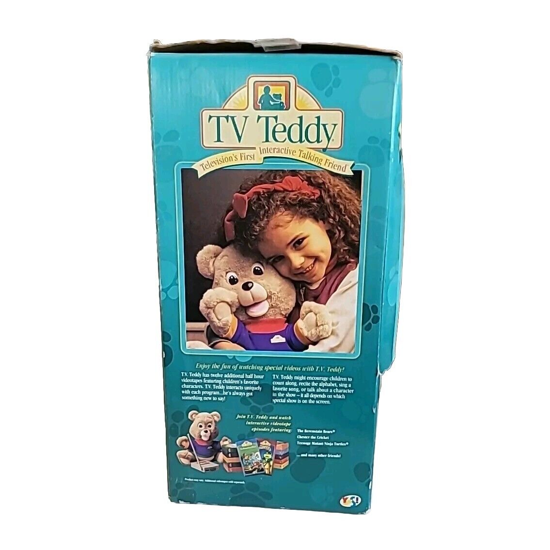 TV Teddy Vintage VHS VCR Interactive Wireless Teddy 