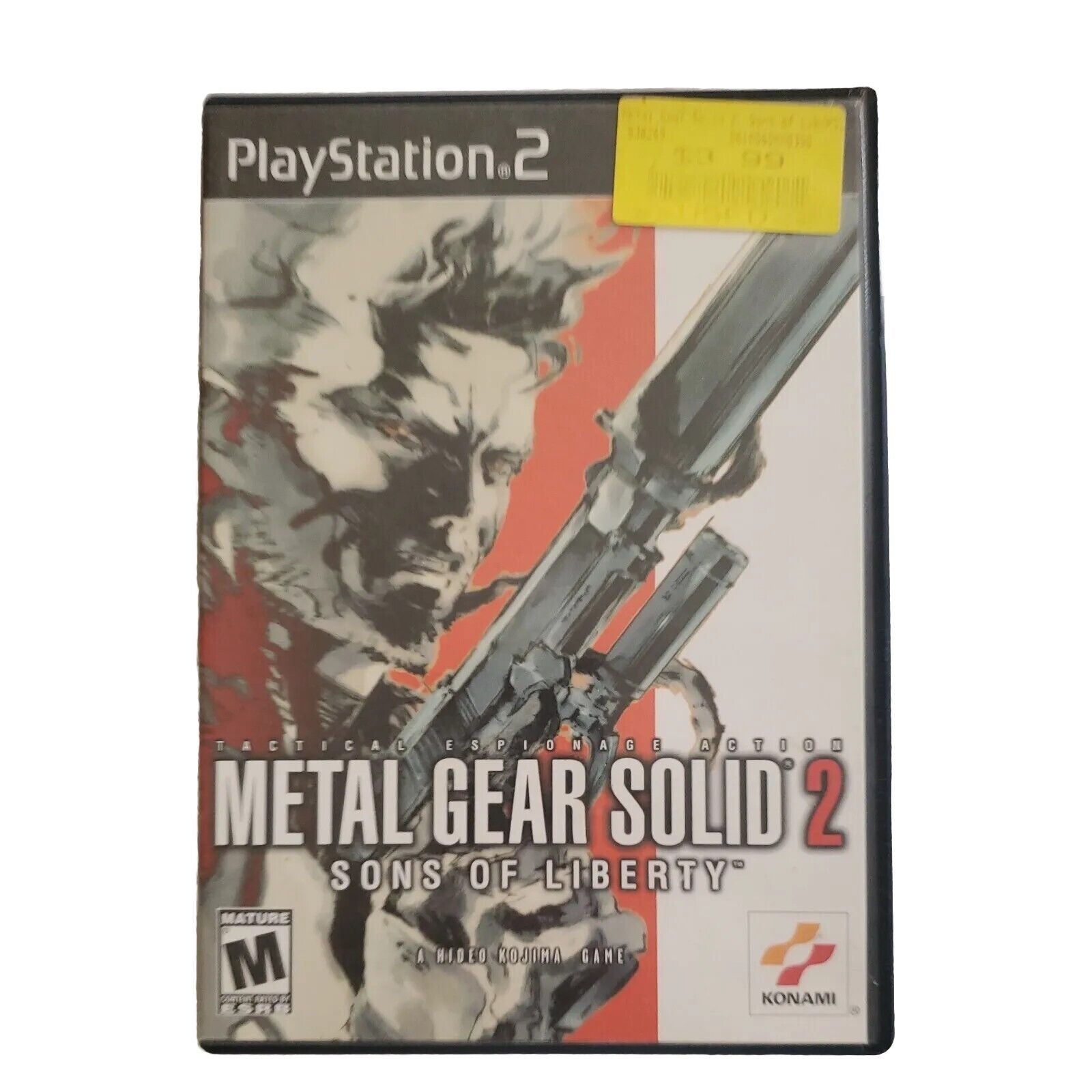 Metal Gear Solid 2: Sons of Liberty Sony PlayStation 2 PS2 Complete No Manual