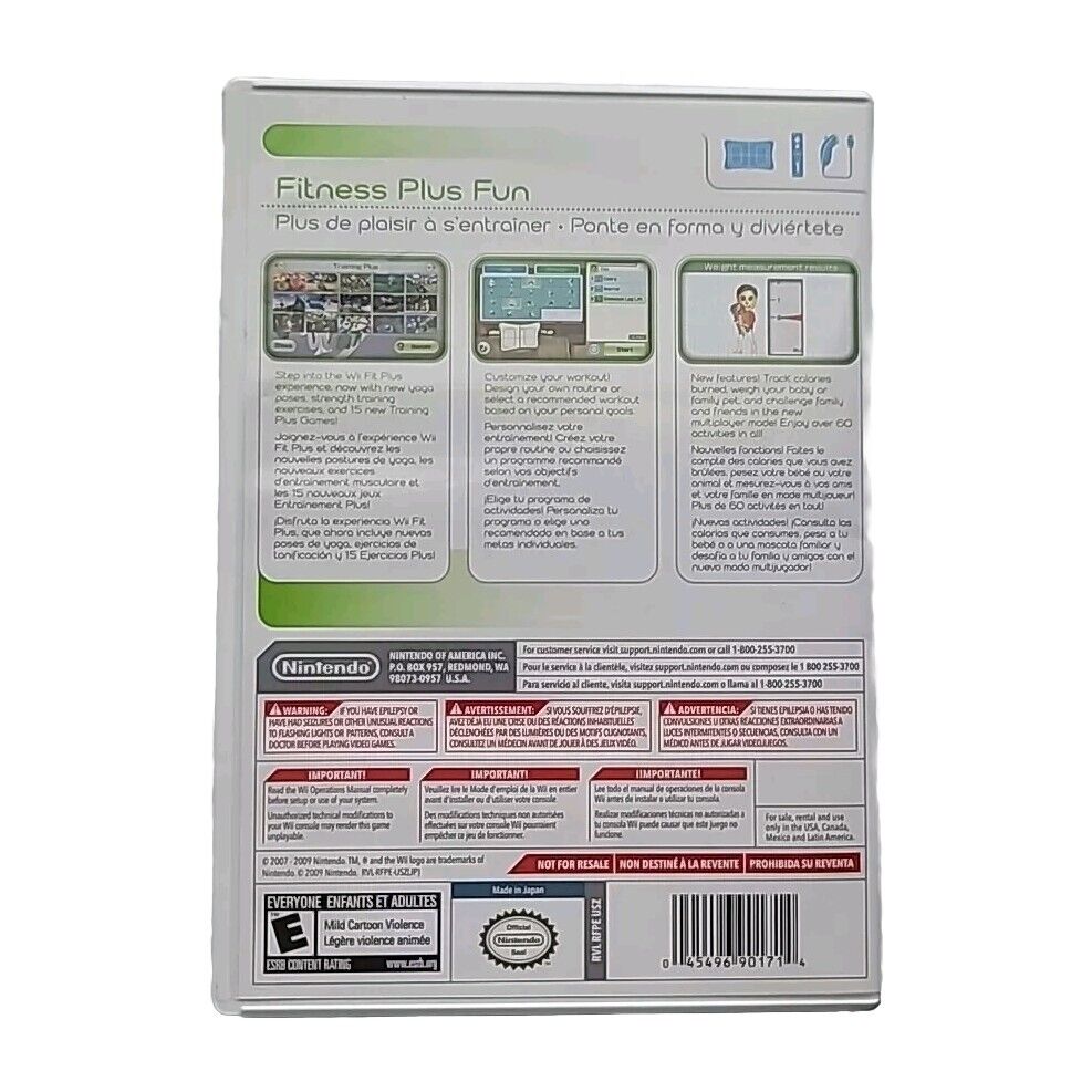 Nintendo Wii FIT PLUS: 2009 Complete