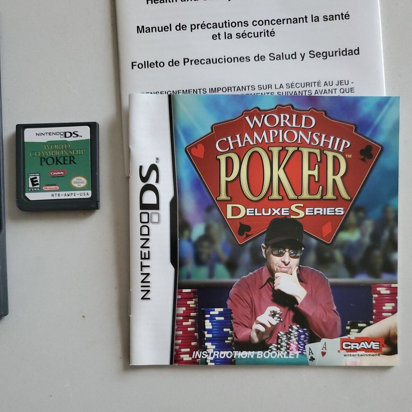 World Championship Poker: Deluxe Series Nintendo DS Complete CIB