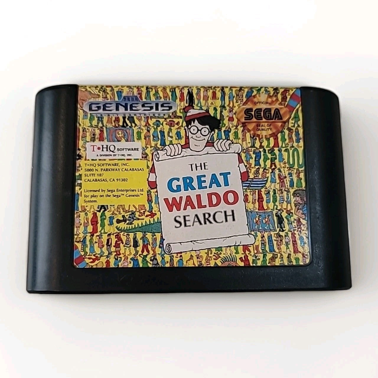 The Great Waldo Search - Authentic Sega Genesis Game Cartridge