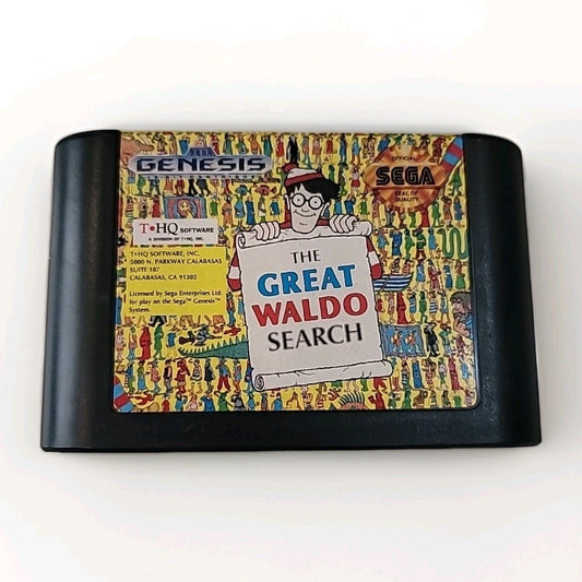 The Great Waldo Search - Authentic Sega Genesis Game Cartridge