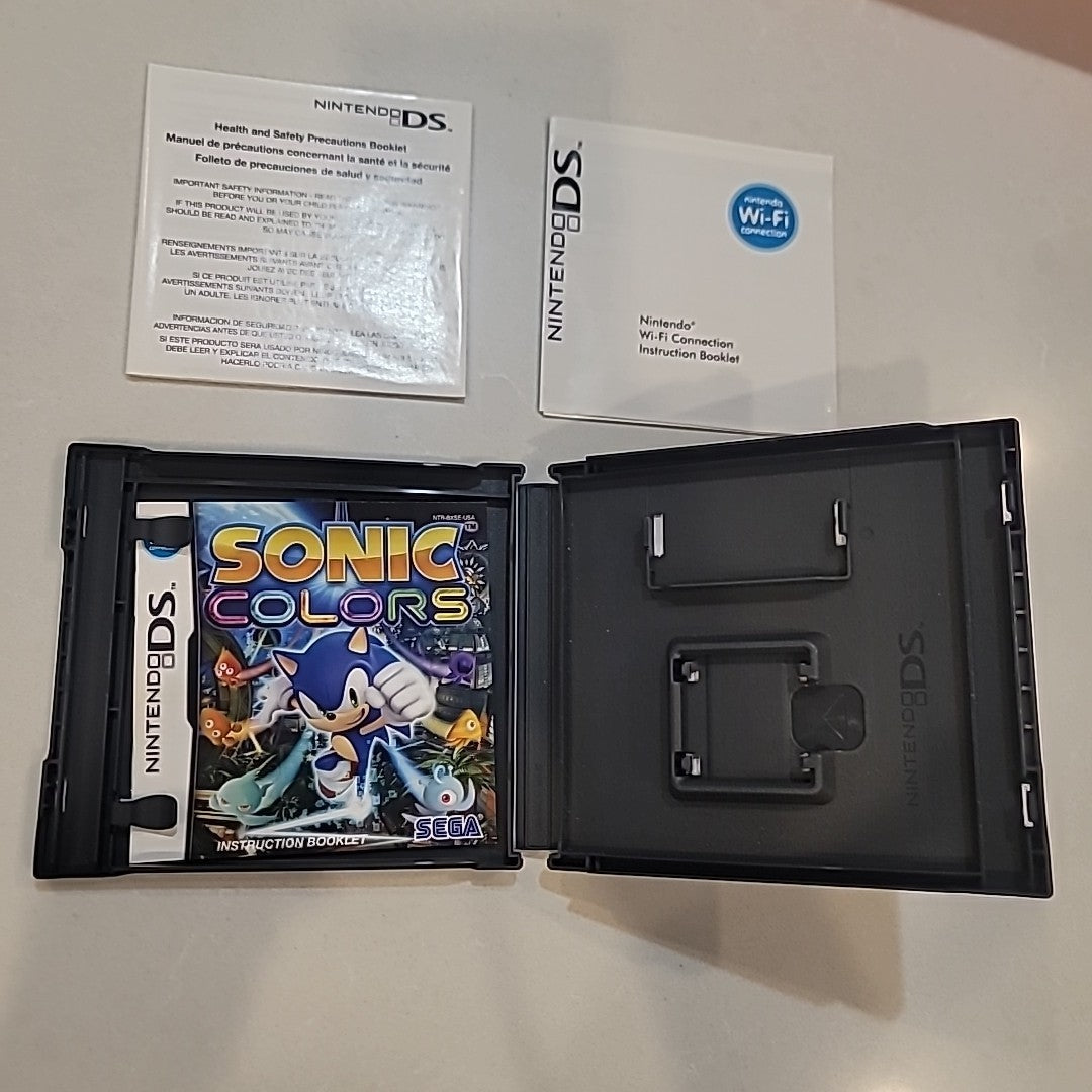 Sega Sonic Colors - Nintendo DS Case, Manual And Inserts, NO GAME!