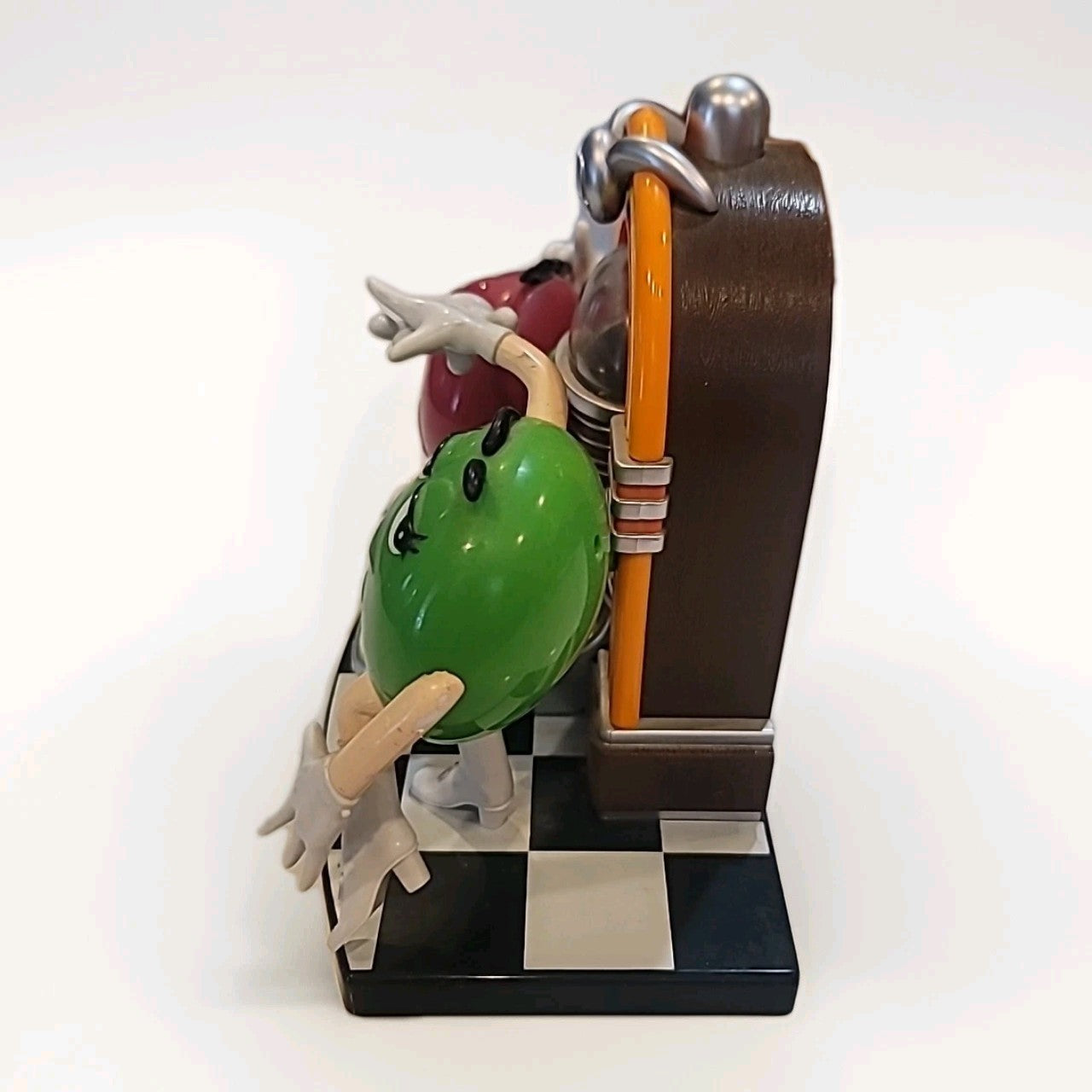 Vintage Original MM M&M's Juke Box Red and Green Candy Dispenser, Works