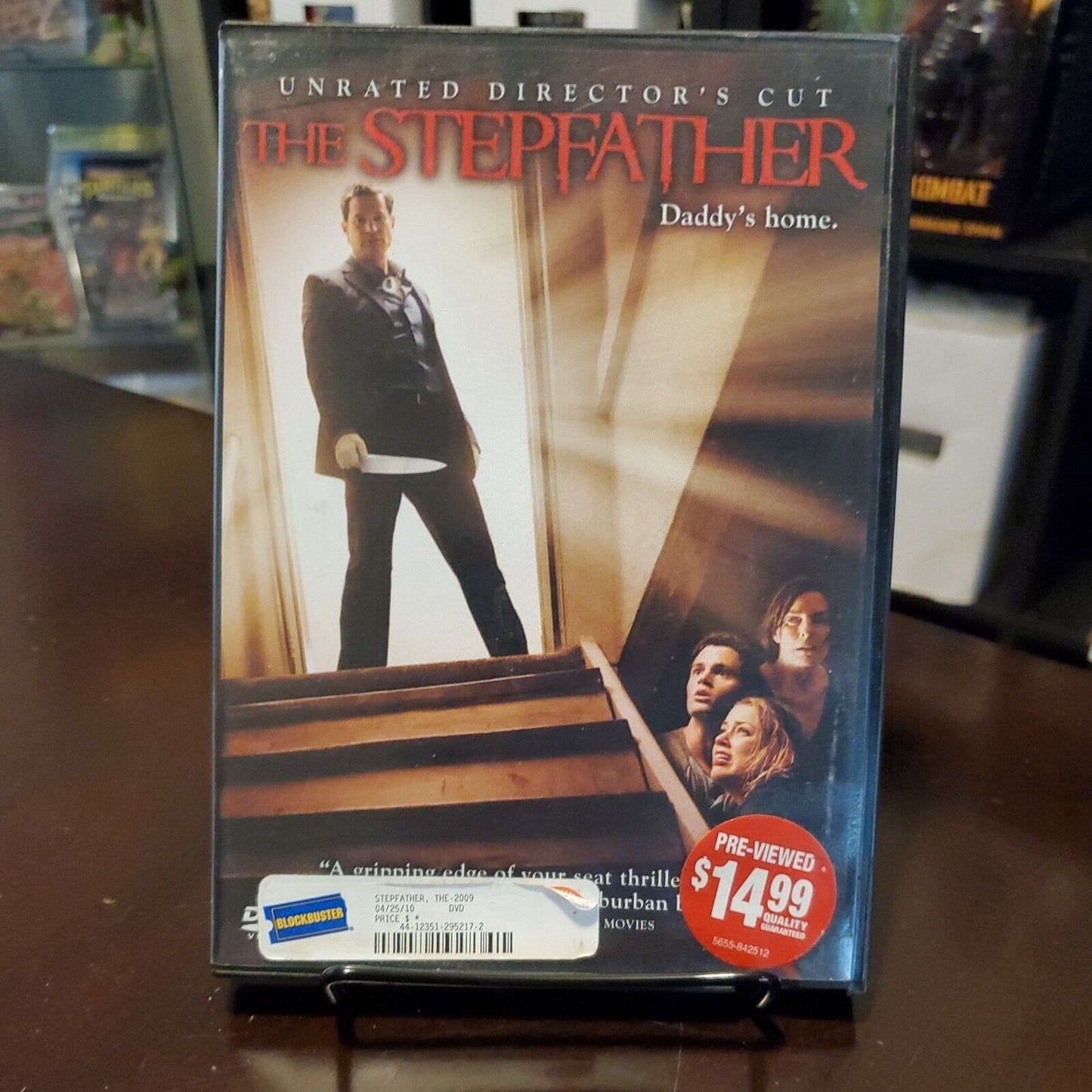 THE STEPFATHER - Unrated Director's Cut BLOCKBUSTER Rental Copy Dvd