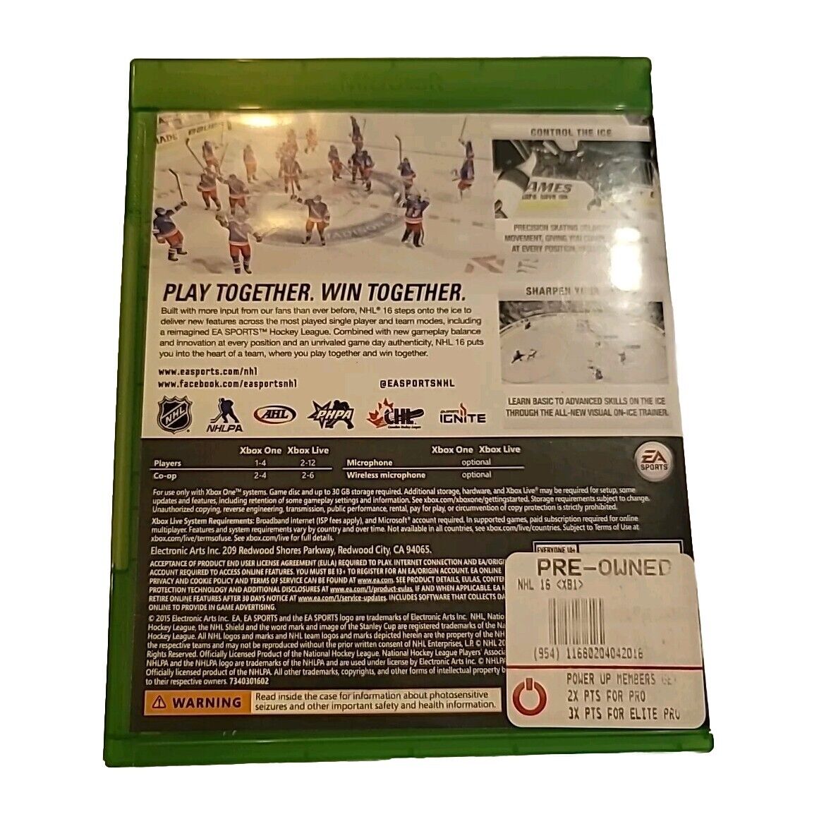 NHL 18 (Microsoft Xbox One, 2017)