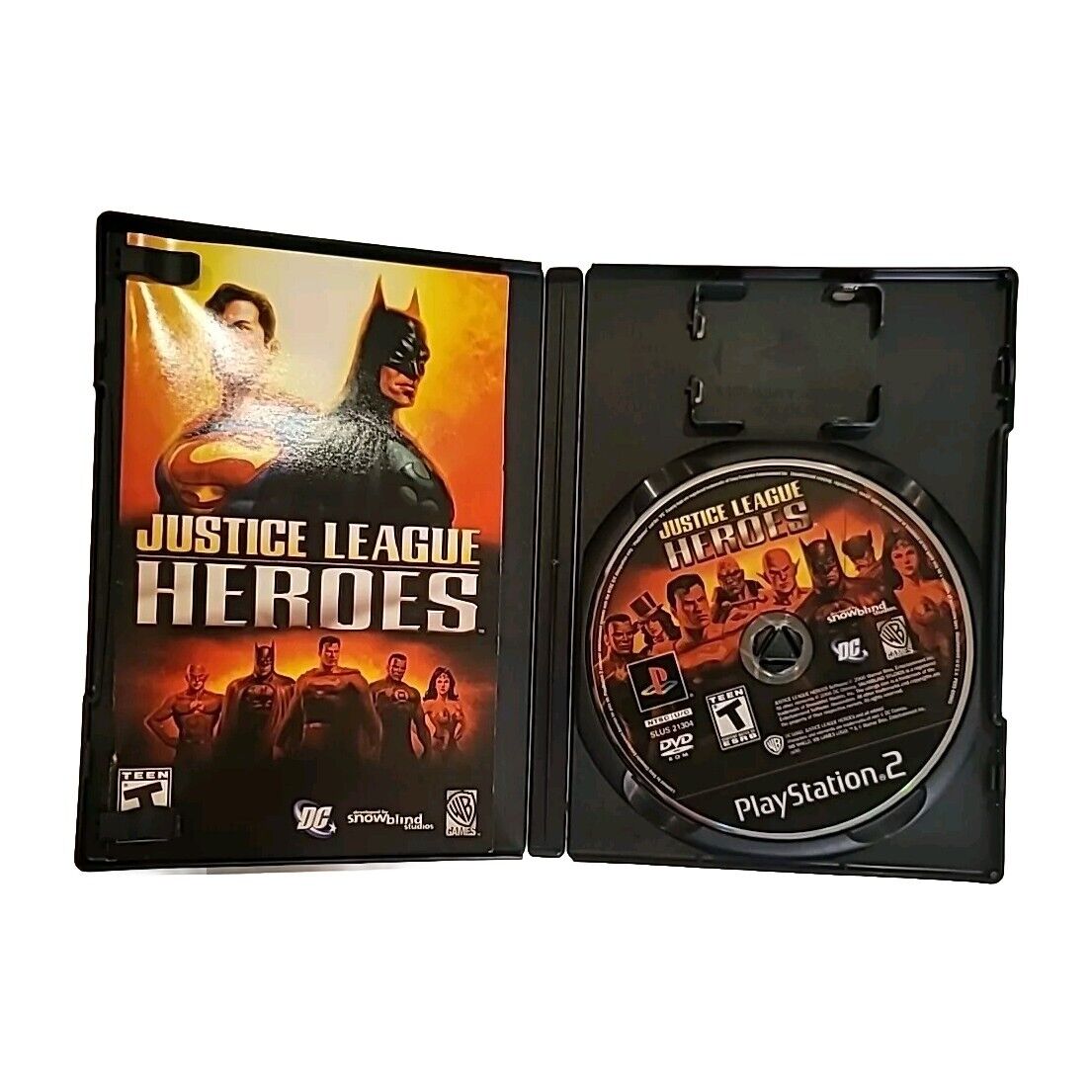 Justice League Heroes (PlayStation 2, 2006) Cib Complete TESTED Works