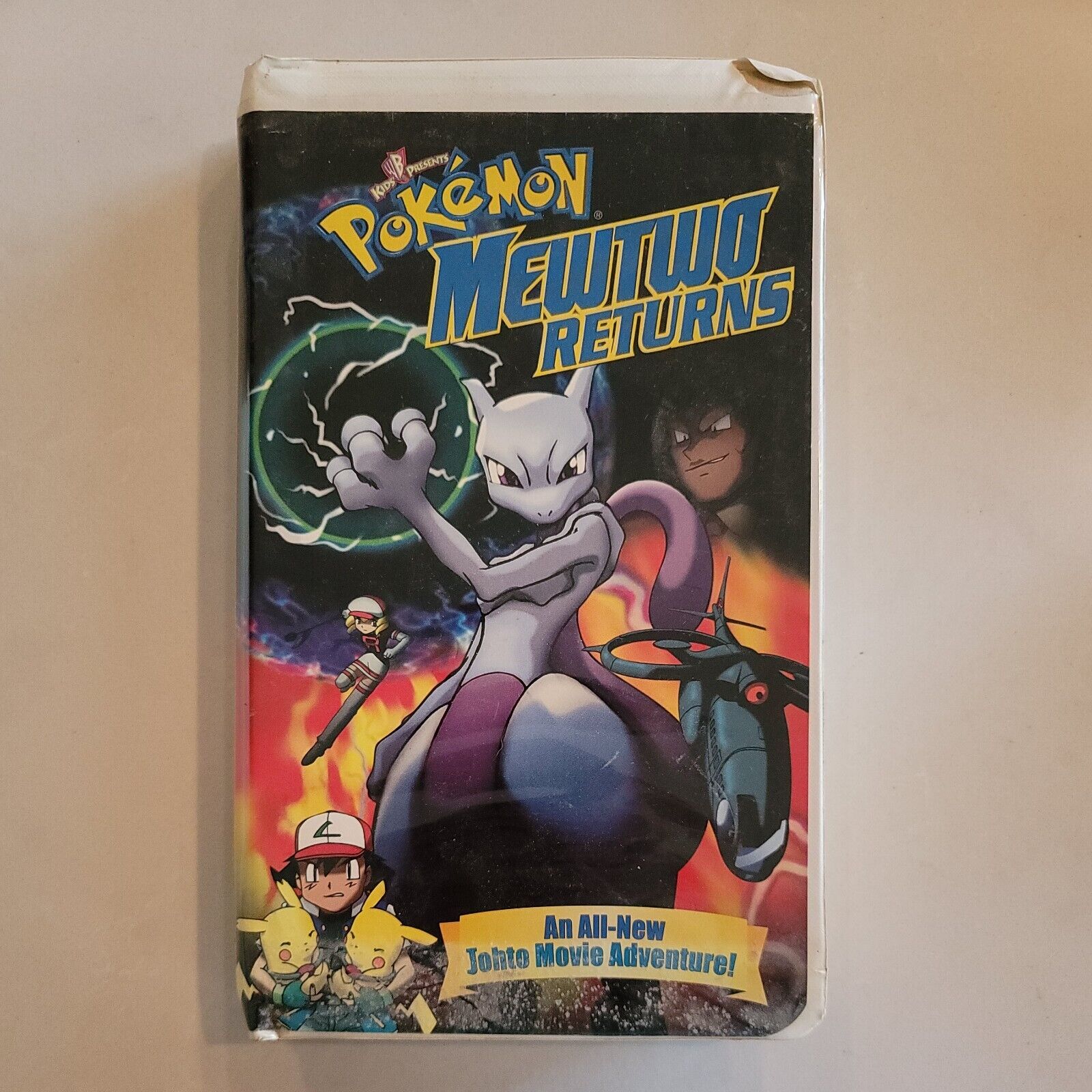 Pokemon: Mewtwo Returns (VHS, 2001, Clamshell Packaging) GOOD CONDITION!