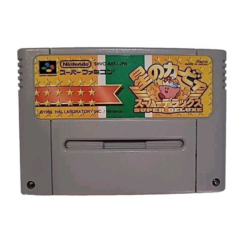 SNES Kirby Super Star Super Deluxe Nintendo Super Famicom SFC JAPAN