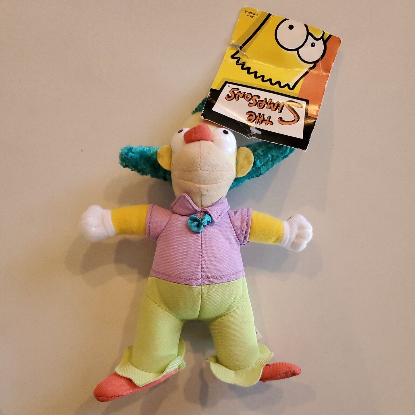 2005 The Simpsons Krusty The Clown Fox Toy  Plush Doll 