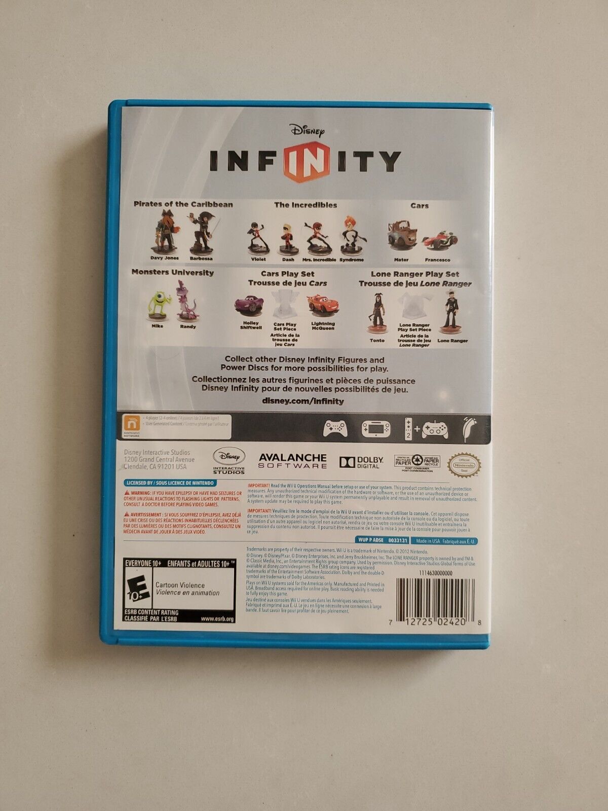 Nintendo Wii U - Disney Infinity 1.0 Game Only