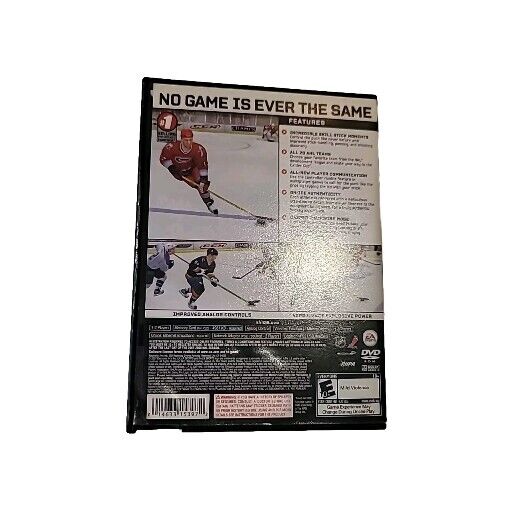 Playstation 2 (PS2) - NHL 08 - Black Label - CIB Complete and Tested - 2007