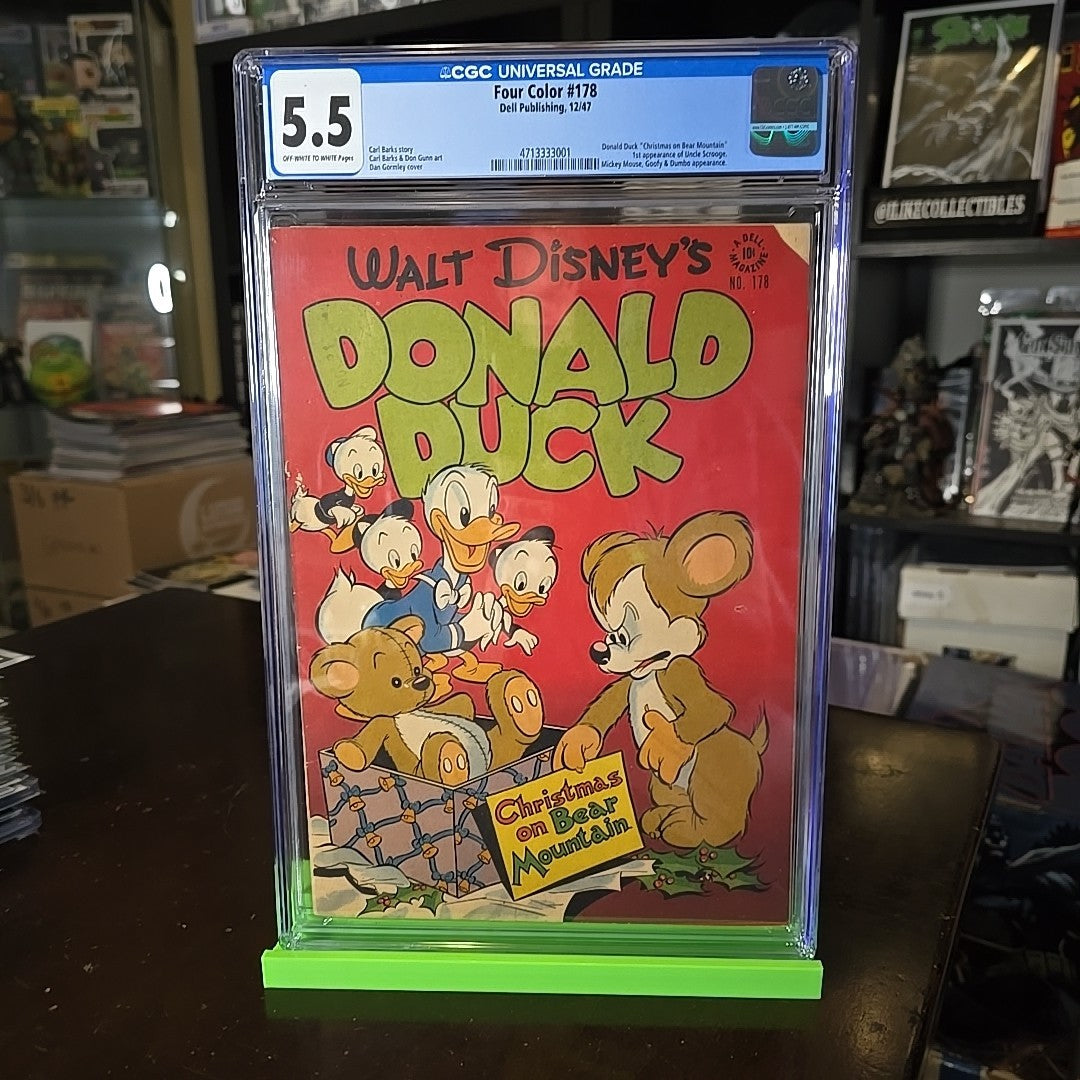 Four Color #178 CGC 5.5 Dell 1947 1st Uncle Scrooge! Key Golden H12 216 cm clean