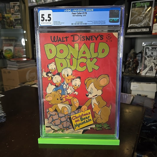 Four Color #178 CGC 5.5 Dell 1947 1st Uncle Scrooge! Key Golden H12 216 cm clean